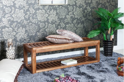 A家.新贵族 现代中式 虎斑木 角几