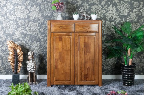 A家.新贵族 现代中式 虎斑木 角几