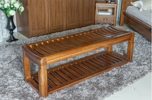 A家.逸采 现代简约 枫木 花架