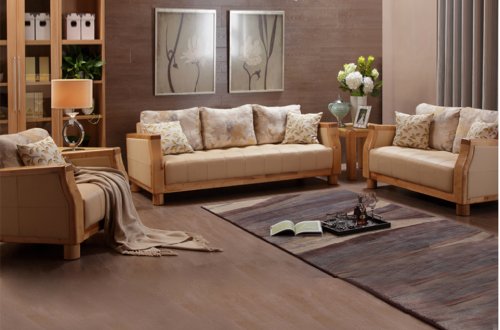 A家.逸采 现代简约 枫木 沙发