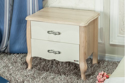 A家.时尚简欧 欧式 白橡木 小饰架