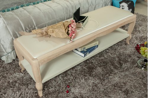 A家.时尚简欧 欧式 白橡木 小饰架