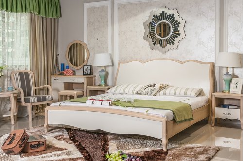 A家.时尚简欧 欧式 白橡木 小饰架