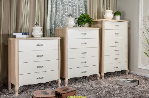 A家.时尚简欧 欧式 白橡木 小饰架