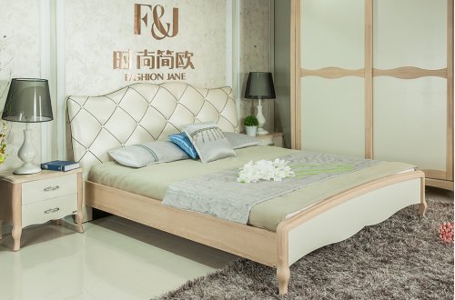 A家.时尚简欧 欧式 白橡木 小饰架